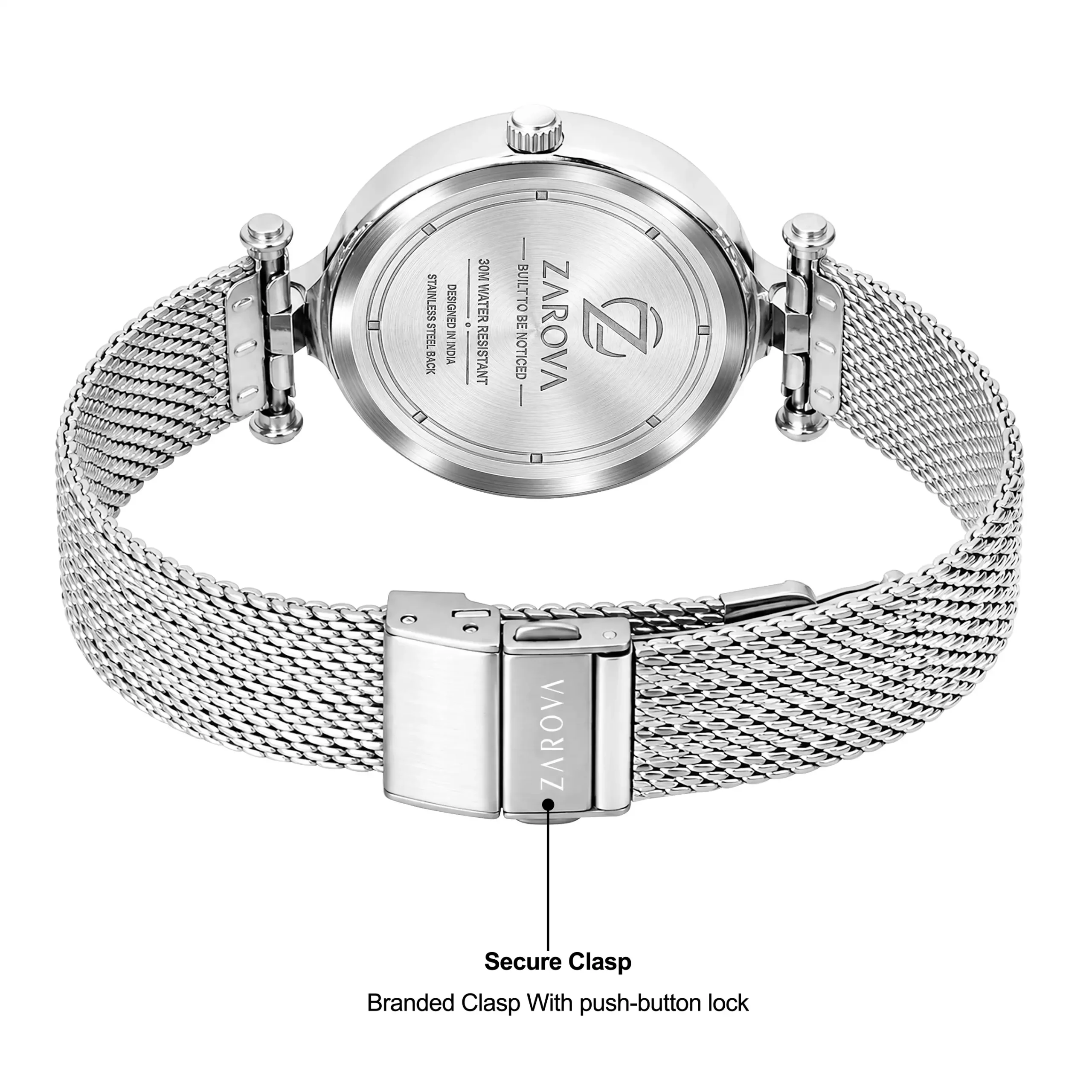 Zarova Silver Flex Mesh Chain - Image 3