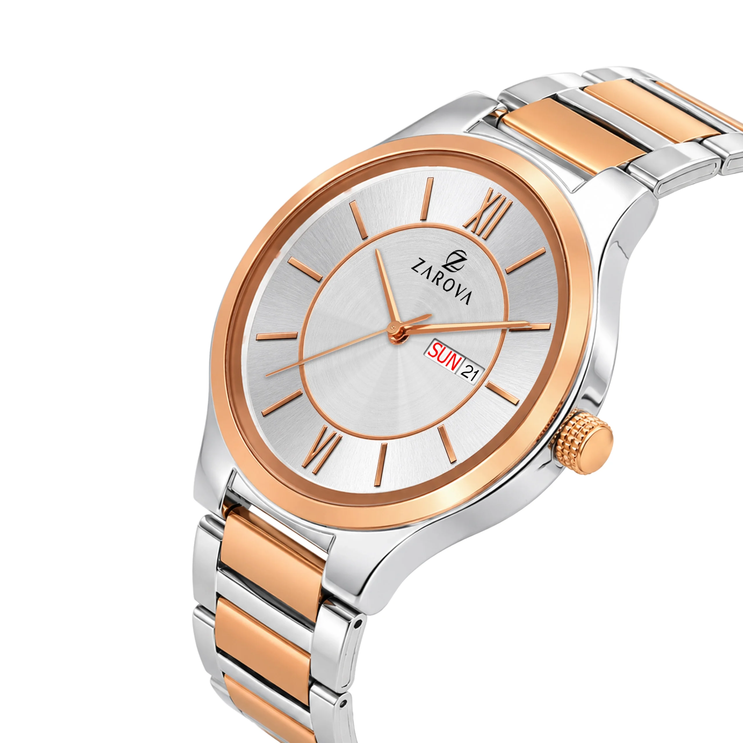 Mens Rose-Steel Two tone watch - Image 2