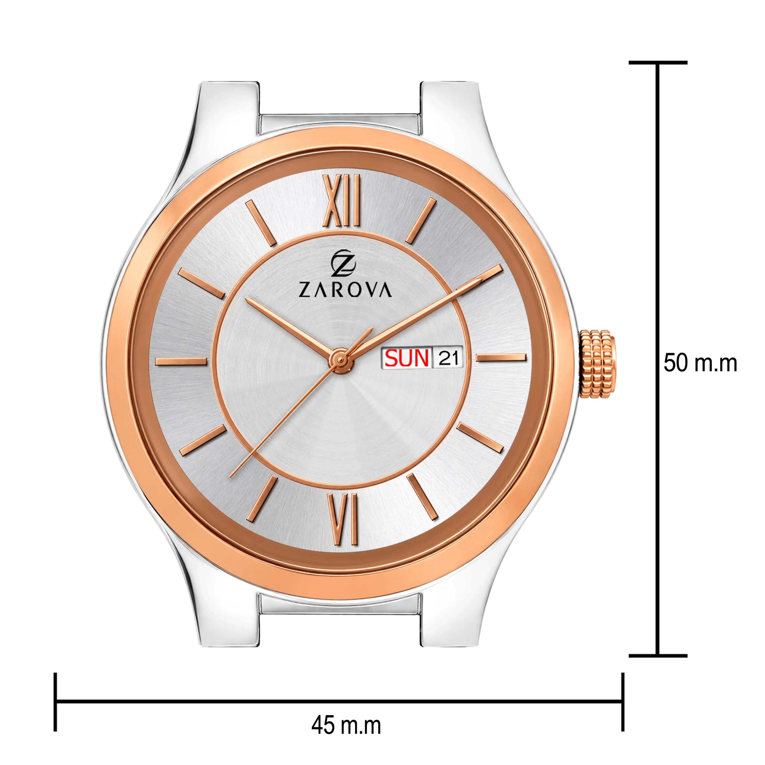 Mens Rose-Steel Two tone watch - Image 3