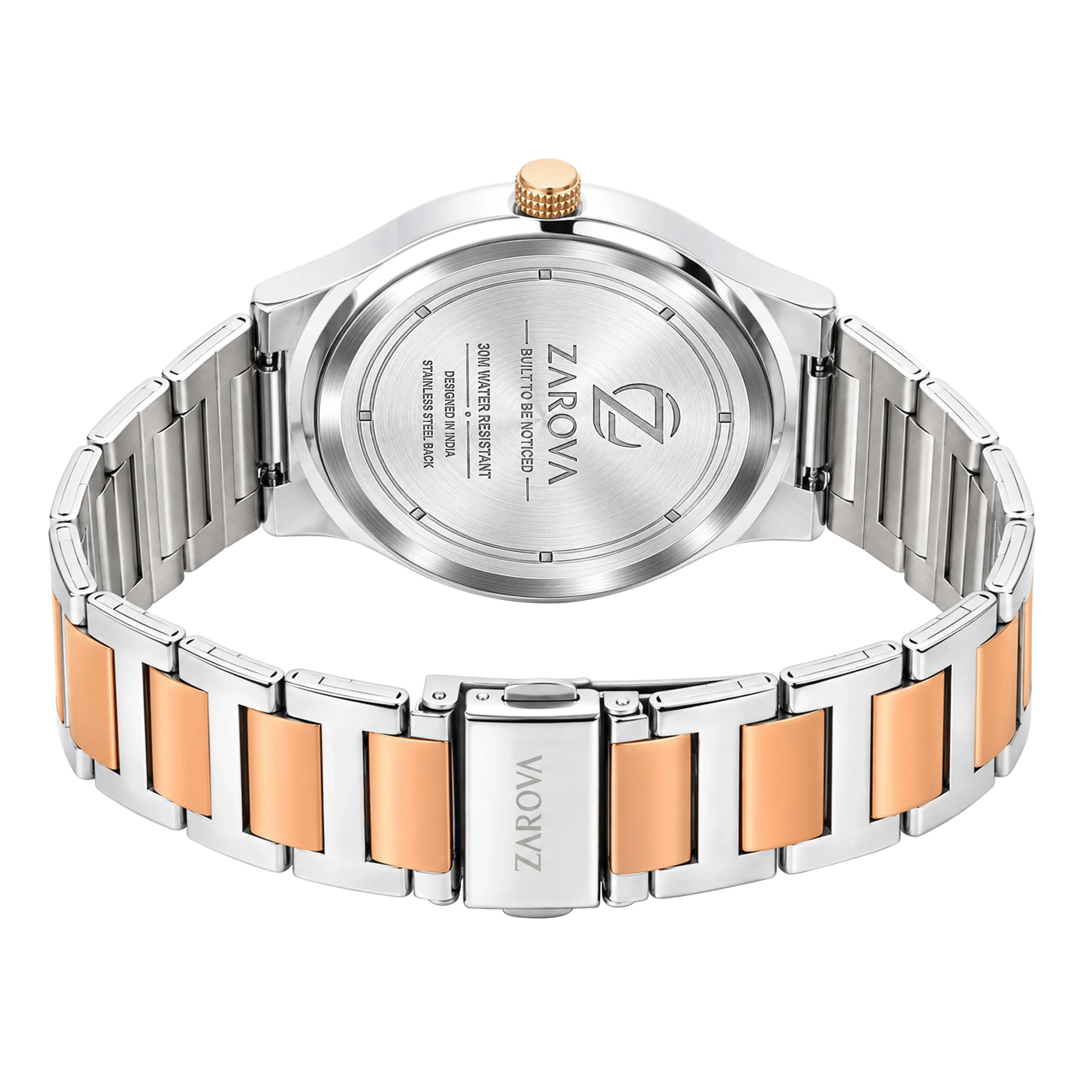 Mens Rose-Steel Two tone watch - Image 4