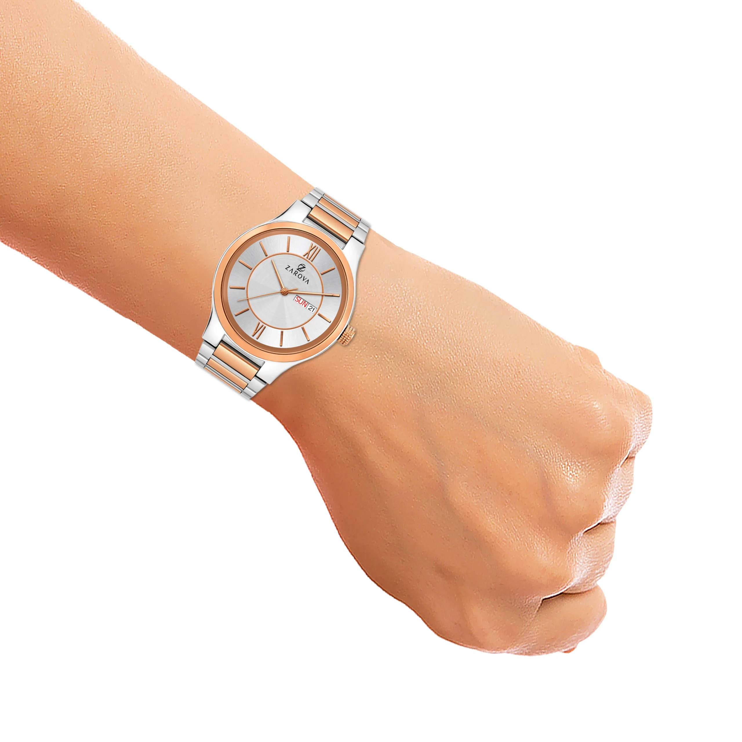 Mens Rose-Steel Two tone watch - Image 11