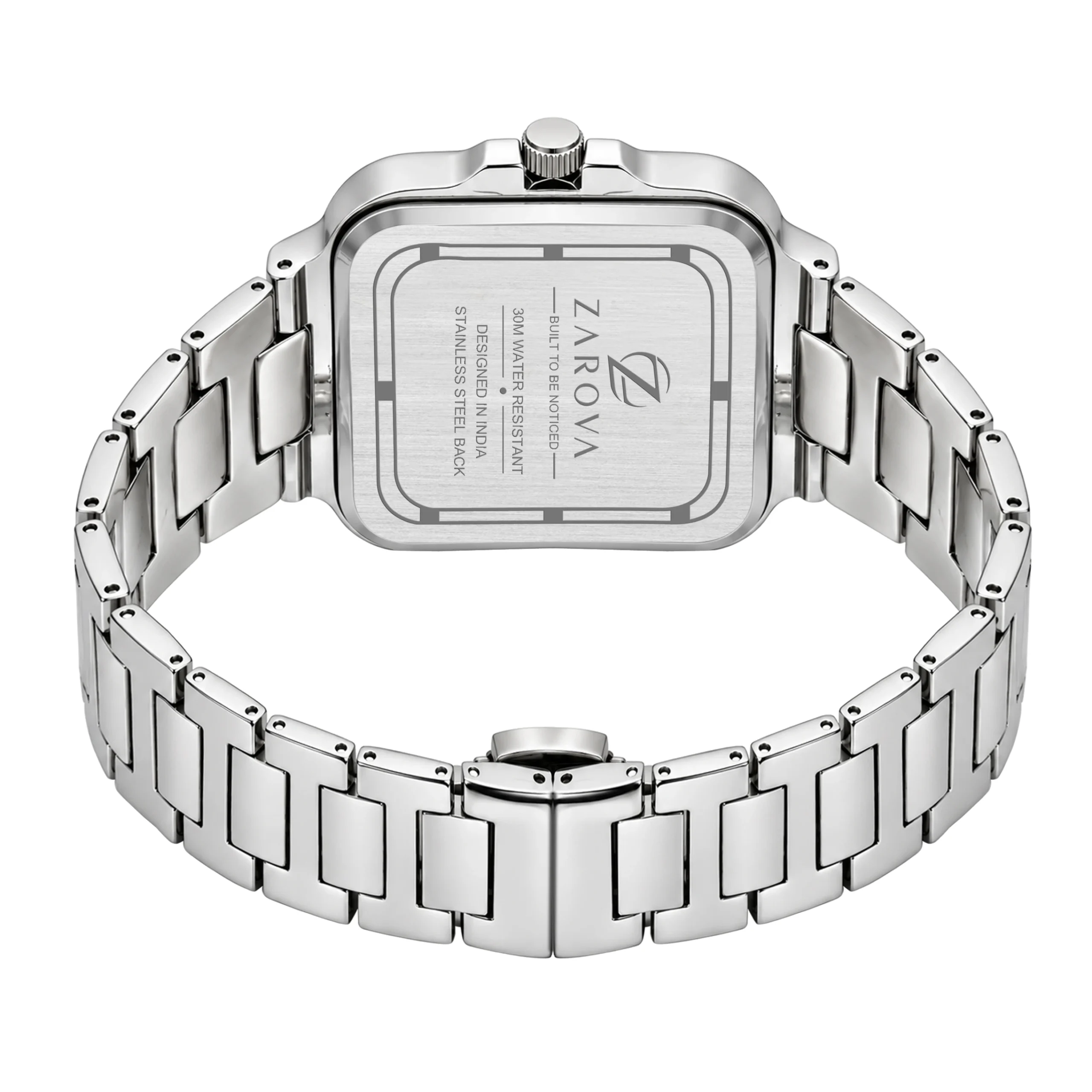 Square Mens Watches Blue Dial - Image 4